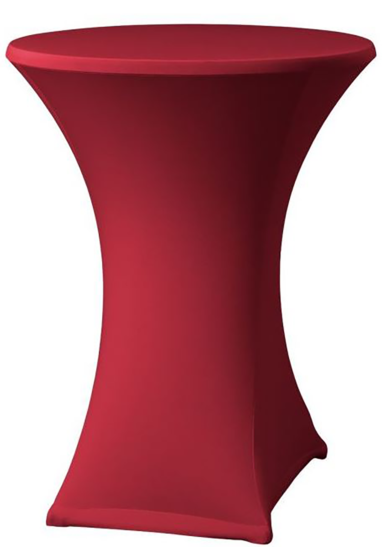 Stretch bar table cover bordeaux