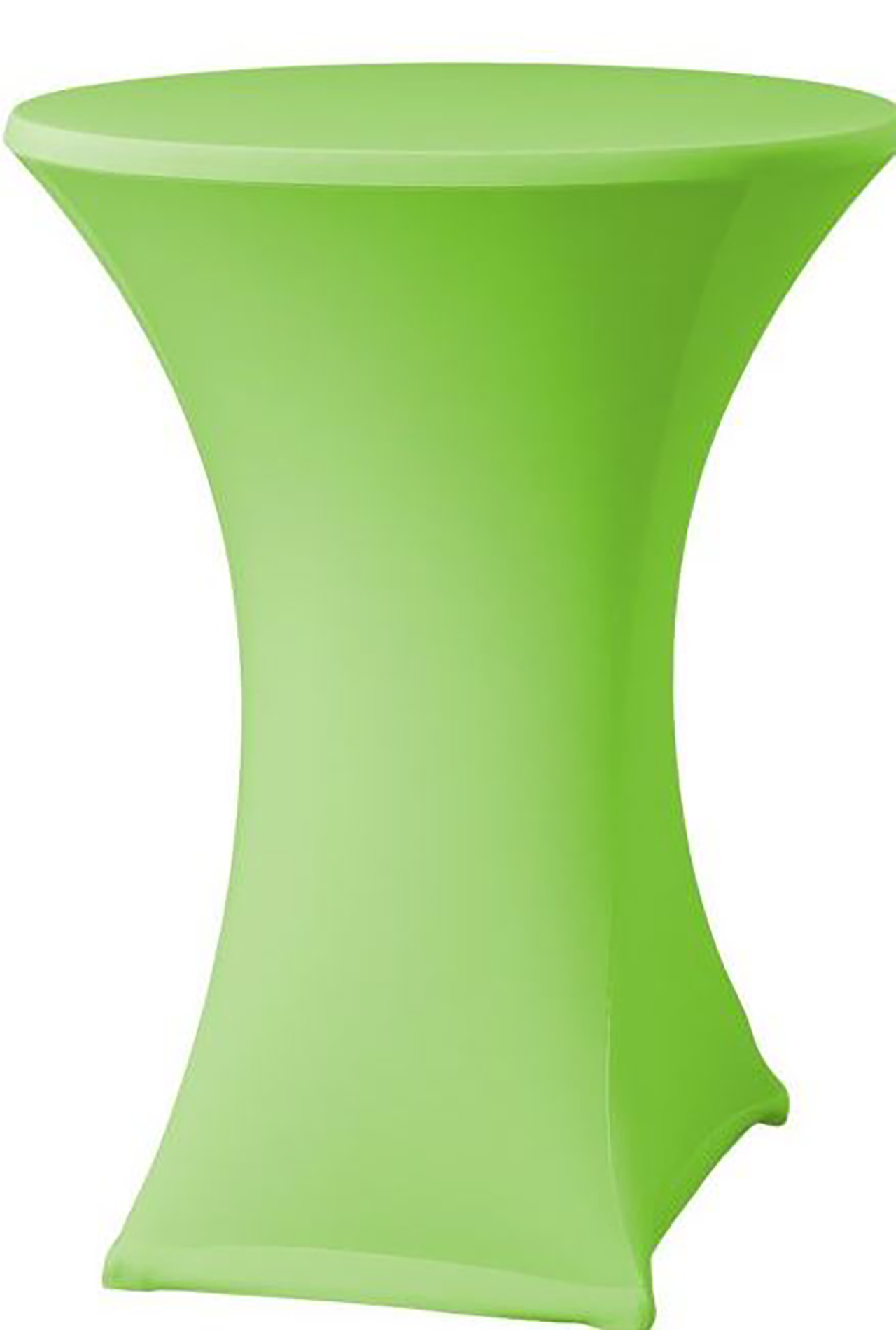 Stretch bar table cover apple green